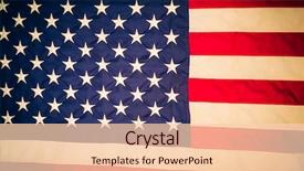  Presentation with grave marker american flag - Presentation theme enhanced with american flag filtered image processed background and a lemonade colored foreground