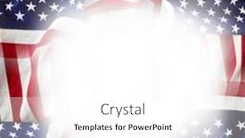  Presentation with frame border - Audience pleasing presentation consisting of american-flag-frame-border backdrop and a white colored foreground