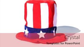  Presentation with usa flag - Beautiful PPT theme featuring american-flag-hat-usa-flag backdrop and a red colored foreground
