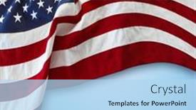  Presentation with american flag - Slide deck enhanced with american-flag-on-blue-background background and a light blue colored foreground