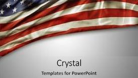  Presentation with american flag - Beautiful PPT layouts featuring american flag on grey background backdrop and a  colored foreground