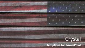  Presentation with stars stripes - Slides having american-flag-usa-stars background and a dark gray colored foreground