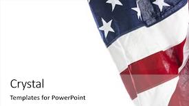  Presentation with american flag and eagle - Slide set enhanced with adventure plan voyage destination icon background and a lemonade colored foreground