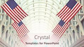  Presentation with good - Audience pleasing presentation theme consisting of american-flags-decorations-good backdrop and a lemonade colored foreground