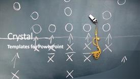  Presentation with american football - Amazing presentation theme having dining room with table setting in elegant modern house backdrop and a mint green colored foreground