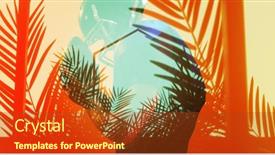  Presentation with football competition - PPT layouts having american-football-player-wearing-helmet background and a tawny brown colored foreground