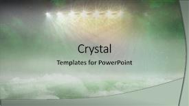  Presentation with football stadium - Cool new presentation with american football stadium in green backdrop and a light gray colored foreground