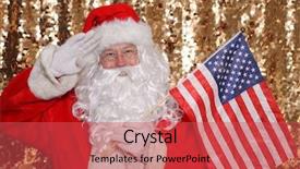  Presentation with american flag - Beautiful PPT layouts featuring american gold sequin background christmas backdrop and a red colored foreground