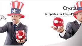  Presentation with american colinization in the philipphines - Cool new presentation design with humman - man with american hat backdrop and a white colored foreground