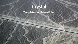  Presentation with highway - Cool new slide set with american highway and the nazca backdrop and a gray colored foreground