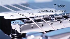  Presentation with guitar - Audience pleasing slides consisting of american idol - rock guitar backdrop and a light blue colored foreground