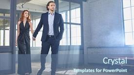  Presentation with concrete pouring during commercial concreting - Audience pleasing slides consisting of american idol - stylish actors posing backdrop and a ocean colored foreground