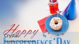  Presentation with republic day - Beautiful slide deck featuring american independence day celebration patriotism backdrop and a  colored foreground