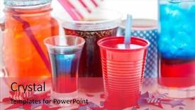  Presentation with independence - Amazing PPT theme having american independence day celebration patriotism backdrop and a  colored foreground