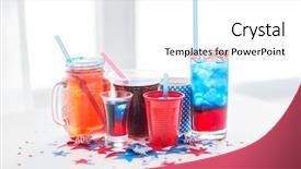  Presentation with independence day - PPT layouts with american independence day celebration patriotism background and a  colored foreground