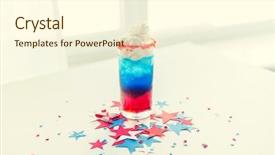  Presentation with independence day - Beautiful presentation theme featuring american independence day celebration patriotism backdrop and a  colored foreground