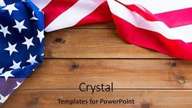  Presentation with republic day - Presentation design featuring american independence day patriotism national background and a coral colored foreground