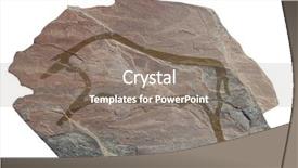  Presentation with old age - PPT layouts consisting of nativity story - buffalo old ancient petroglyph bronze background and a gray colored foreground