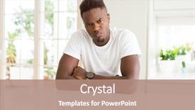  Presentation with african american families - PPT layouts enhanced with american man on white table background and a  colored foreground