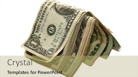  Presentation with world trade - PPT layouts with american-money-money-isolated background and a yellow colored foreground