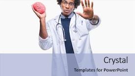  Presentation with psychology altruism - Theme having american neurologist doctor or psychology background and a light blue colored foreground