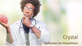  Presentation with psychology multiple personality - Audience pleasing slides consisting of american neurologist doctor or psychology backdrop and a soft green colored foreground