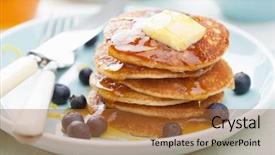  Presentation with syrup - Slides featuring homemade chicken noodle soup background and a cream colored foreground