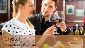  Presentation with fast food - Colorful presentation design enhanced with american retro fast food diner backdrop and a  colored foreground