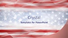  Presentation with stars stripes - PPT layouts with american-stars-and-stripes-flag background and a sky blue colored foreground