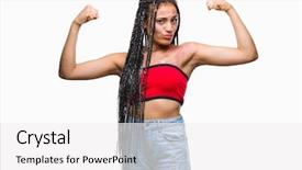  Presentation with birth of america - Audience pleasing slide set consisting of american with pigmentation blemish birth backdrop and a white colored foreground