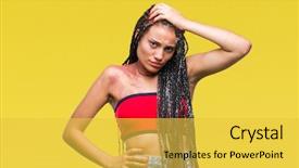  Presentation with birth of america - Theme featuring american with pigmentation blemish birth background and a yellow colored foreground