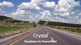  Presentation with free colorado - Beautiful presentation theme featuring americana mountains - durango colorado highway backdrop and a gray colored foreground