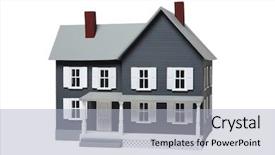  Presentation with toy - Amazing presentation having toy house backdrop and a white colored foreground