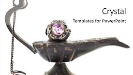  Presentation with gold silver - PPT layouts featuring amethyst on antique oil background and a white colored foreground