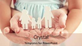  Presentation with mothers - Presentation design with amiability - concept of united family background and a  colored foreground