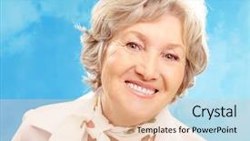  Presentation with camera - Cool new presentation with amiability - portrait of stylish woman looking backdrop and a lemonade colored foreground