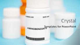  Presentation with ointment cream - Presentation theme consisting of aminobenzoate-is-a-type background and a white colored foreground