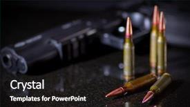  Presentation with black death disease - Cool new slide deck with ammunition cartridges on black background backdrop and a dark gray colored foreground