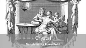  Presentation with inventor - Slide deck featuring amor-as-inventor-of-painting background and a gray colored foreground