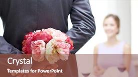  Presentation with celebration - Colorful presentation enhanced with amor por robo - restaurant people celebration and holiday backdrop and a tawny brown colored foreground