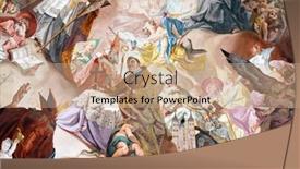  Presentation with last - Presentation design enhanced with amorbach-germany-july-08-last background and a coral colored foreground