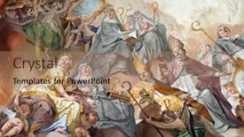  Presentation with last - Audience pleasing PPT theme consisting of amorbach-germany-july-08-last backdrop and a coral colored foreground