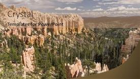  Presentation with amphitheater - Presentation with amphitheater-seen-from-inspiration-point background and a  colored foreground