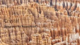  Presentation with amphitheater - Presentation design enhanced with amphitheater-seen-from-inspiration-point background and a  colored foreground