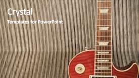  Presentation with cabinet - PPT theme enhanced with amplifier cabinet on stage background and a coral colored foreground