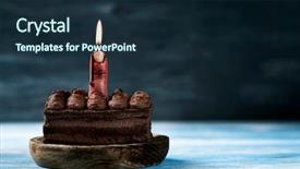  Presentation with cake - Presentation consisting of amputation - closeup of a multilayered chocolate background and a wine colored foreground