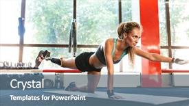  Presentation with amazing - PPT theme enhanced with amputation - image of amazing strong disabled background and a ocean colored foreground