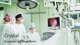  Presentation with abdominal - Amazing theme having amputation - surgeons team hands during laparoscopic backdrop and a lemonade colored foreground