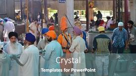  Presentation with community - Beautiful PPT layouts featuring amritsar-india-30-october-2015 backdrop and a seafoam green colored foreground