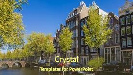  Presentation with amsterdam - Cool new PPT layouts with amsterdam cityscape - netherlands - architecture background backdrop and a  colored foreground